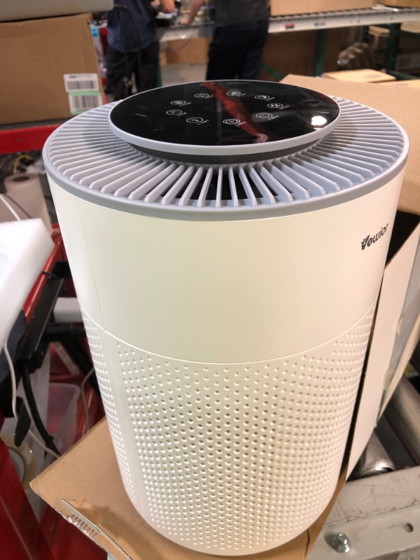 Photo 4 of **USED/SEE NOTES** Air Purifiers, Home Air purifier for Large Room Bedroom Up to 1100ft², VEWIOR H13 True HEPA Air Filter, White.