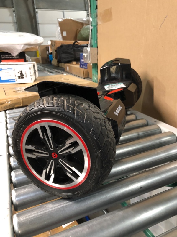 Photo 2 of (PARTS ONLY)All Terrain Off-Road Hoverboard, Electric Hoverboard Self Balancing Hover Board with Bluetooth Speaker & Front Lights black