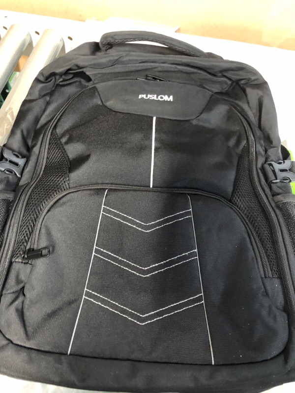 Photo 3 of Laptop Backpack, Extra Large 17 Inch Business Travel Backpack with USB Charging Port Earphone Hole