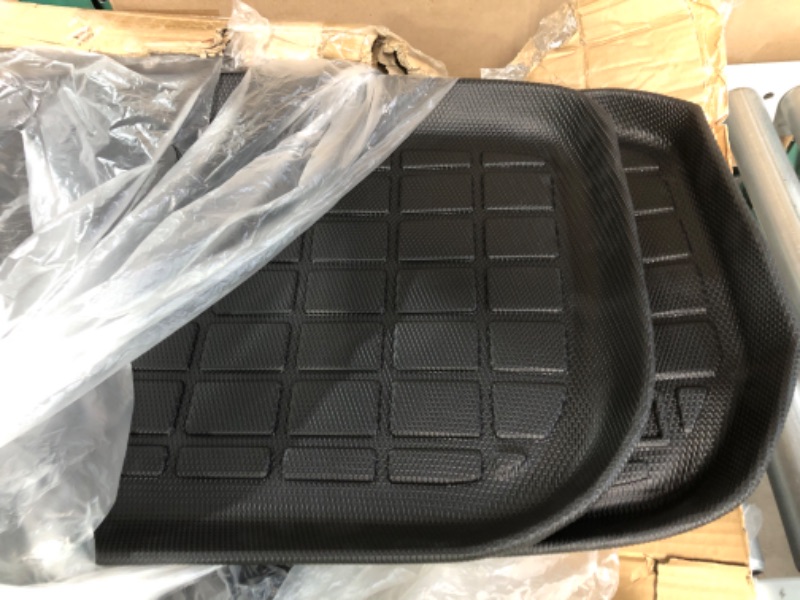 Photo 2 of  Floor Mats for Tesla Model 3, Premium All Weather Anti-Slip Waterproof Floor Liners Car Interior Accessories - Compatible with Model 3 2023 2022 2021 2020 2019 2018 2017 (3 Pcs for 2017-2023)