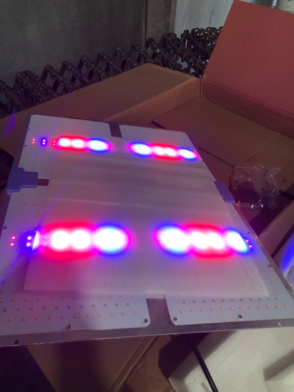 Photo 4 of **FOR PARTS ONLY DAMAGED**Phlizon 2023 Advanced PL-4500 Plant LED Grow Light Dual Channel with UV IR Grow LEDs for Indoor Plants Grow Lamps Used with LM281B LEDs Dimmable Daisy Chain Grow Lamp PL4500-Upgraded