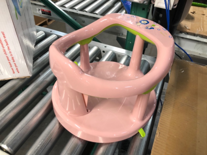 Photo 2 of Baby Bath Seat with Anti-Slip Edge (Pink)