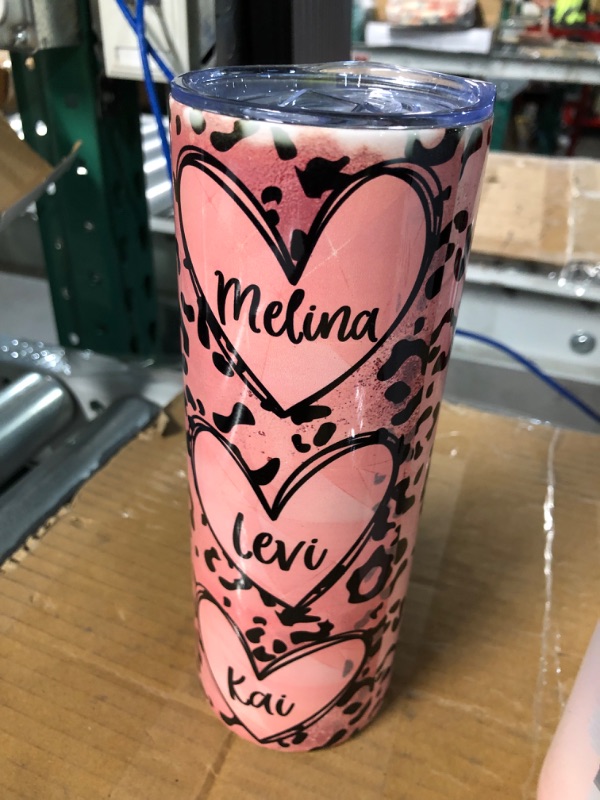 Photo 3 of ***USED/SEE NOTES*** 8 Pack Sublimation Tumblers bulk 20 oz Skinny,Stainless Steel Double Wall Insulated Straight Sublimation Tumbler Cups ***SEE NOTES***