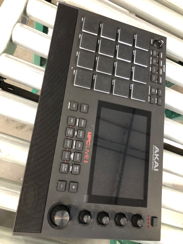 Photo 6 of ***LIKE NEW*** AKAI Professional MPC Live II – Professional Battery Powered Drum Machine and Sampler With Speakers, Beat Pads, Synth Engines and Touch Display MPC Live 2