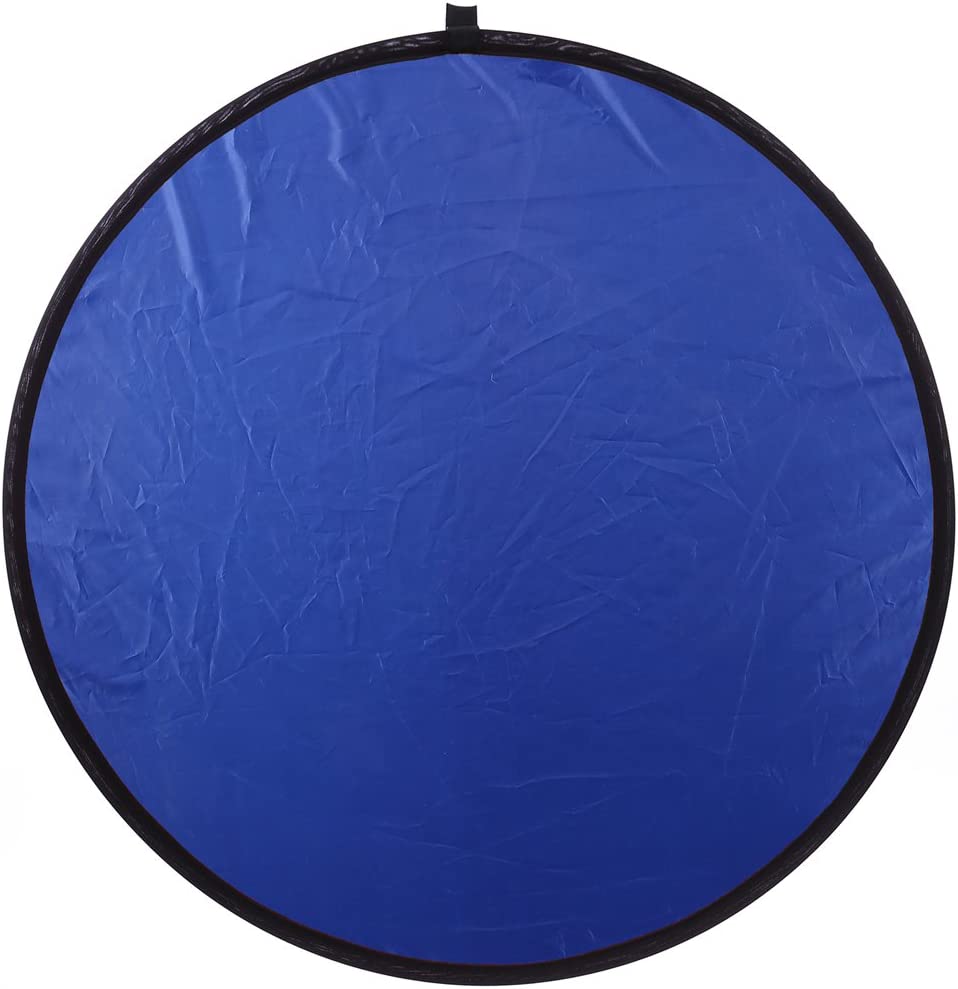 Photo 1 of 12 inch (30cm) Round Collapsible Mini Light Reflectors ,Blue
