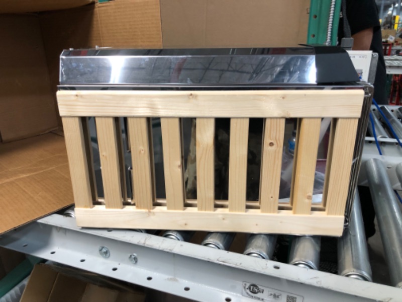 Photo 1 of **SEE NOTES**
Sauna Heater, 3KW 110V Internal Control Temperature Adjustable Stainless Steel Electric Sauna Stove, High Heating Efficiency Wet and Dry Sauna Heater for Family, Hotel, Spa, Shower