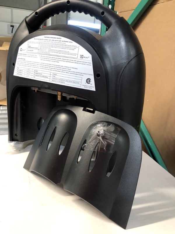 Photo 1 of **SEE NOTES**
BLUU Propane Heater with Fan for Outdoor and Indoor Use 20,000 BTU with Thermostat, Heaters Great for Camping, Patio, Tent & Garage, Tip-Over & Overheat Protection for Safe CSA Compliance (Green) 20000BTU Green