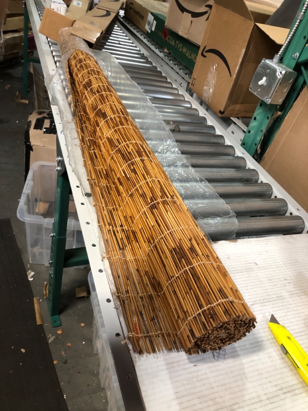 Photo 2 of PHOTO USED AS REFERENCE***Natural Reed Screen Curtain,Bamboo Fencing,60 3/8 INCHES High 1Screen Panels Brown