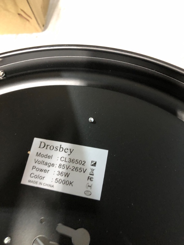 Photo 4 of *SEE NOTES* Drosbey 36W Ceiling Light Fixture, 13in Flush Mount Light Fixture