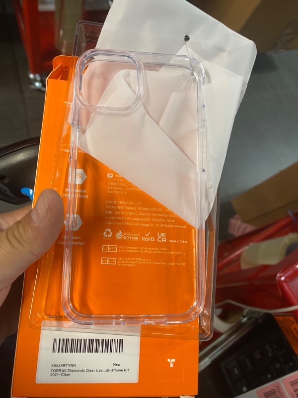 Photo 1 of ???? ??? TORRAS Diamond Clear for iPhone 14 Case iPhone 13 Case13/iPhone 14,Clear