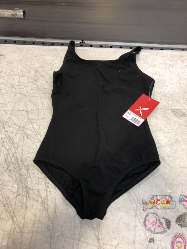 Photo 2 of Capezio Child High Neck Tank Leotard Black M CC201C
