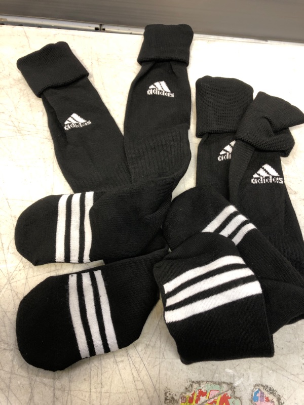 Photo 3 of adidas unisex Rivalry Soccer (2-pair) OTC Sock Team Medium Black/White
SLIGHTLY USED