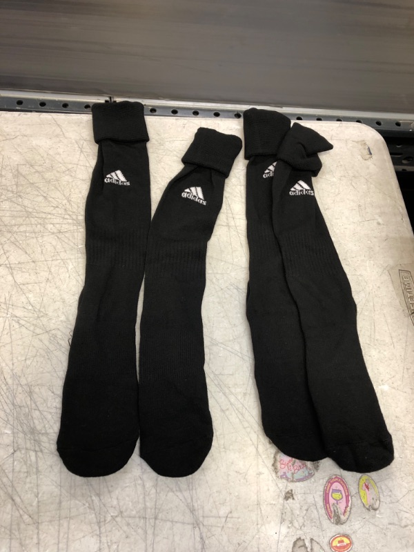 Photo 2 of adidas unisex Rivalry Soccer (2-pair) OTC Sock Team Medium Black/White
SLIGHTLY USED