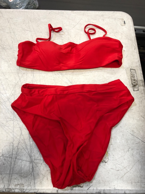 Photo 1 of WOMENS TWO PIECE SWIMSUIT SET 
SIZE S