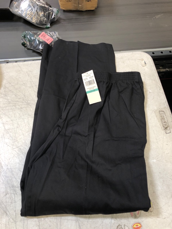Photo 1 of All Around Elastic Waist Cotton Medium Twill Pants 16 Black