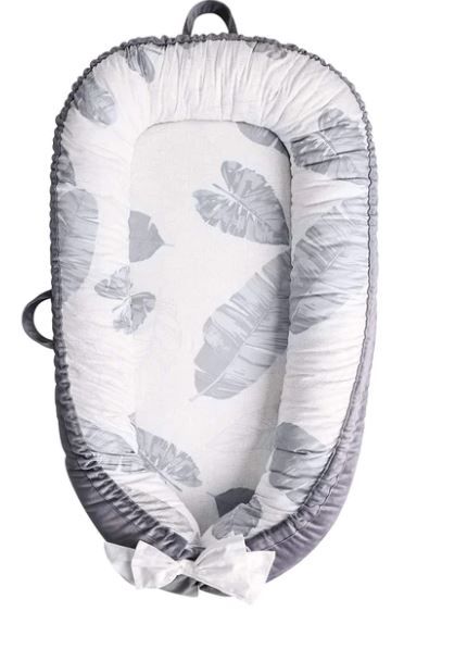 Photo 1 of Baby Lounger, Portable Infant Bassinet - Leaves