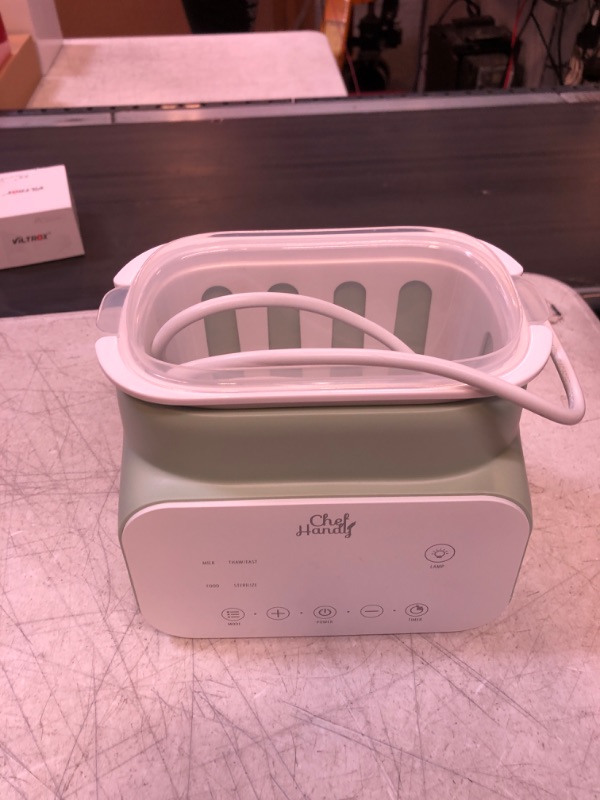 Photo 2 of Baby Bottle Warmer, 7 in 1 Fast Bottle Warmer for Breastmilk, Food Heater&Thaw with Timer, Formula Milk Warmer with LCD Display, Accurate Temperature Control, Bottle Warmer for Baby Milk and Formula (MISSING BOTTLES)
