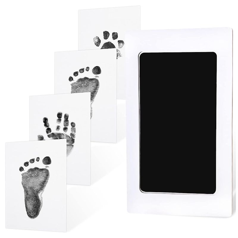 Photo 1 of 1-Pack Inkless Hand and Footprint Kit - Ink Pad for Baby Hand and Footprints - Dog Paw Print Kit,Dog Nose Print Kit - Baby Footprint Kit, Clean Touch Baby Foot Printing Kit, Newborn Baby Handprint Kit
