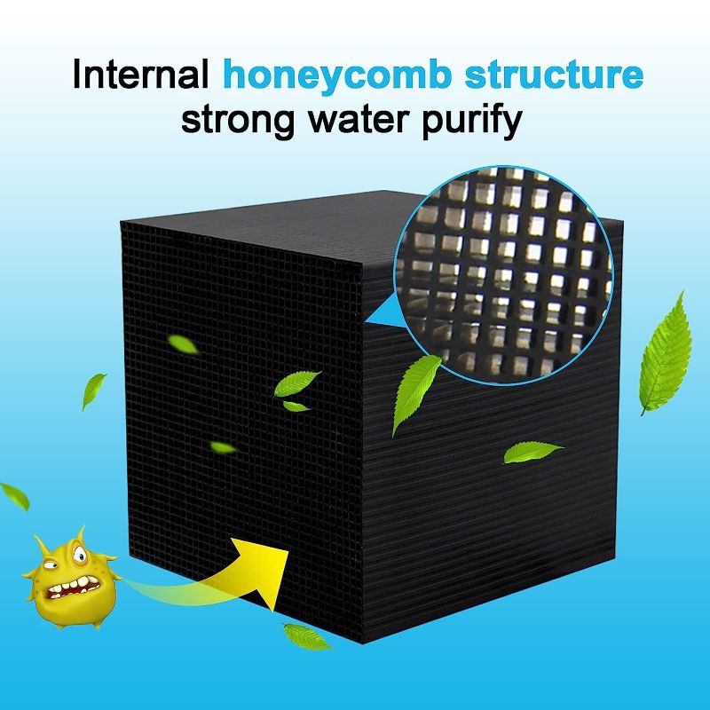 Photo 1 of  Water Purifier Cube, Eco-Aquarium Filter Active Carbon ?Ultra ?Strong   4X4X4 Inch
