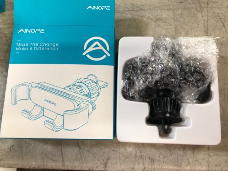 Photo 1 of AINOPE Car Phone Holder Mount 2022 Upgraded Gravity Car Phone Mount With Newest Air Vent Clip Auto Lock Hands Free Cell Phone Holder Mount For Car Compatible For IPhone 14 Pro Max 13 12 & All Phones Black