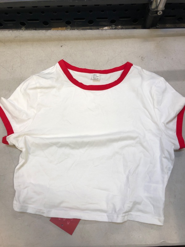 Photo 1 of SIZE - MEDIUM CROP TOP T-SHIRT 