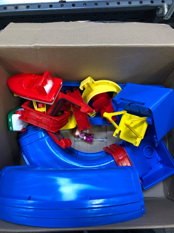 Photo 2 of Jada Toys AquaPlay Ryan's World Water Playset, Indoor and Outdoor Water Toy, Red and Blue Water Table, 2 Characters, 2 Boats Included 20.00 x 4.00 x 18.00 Inches