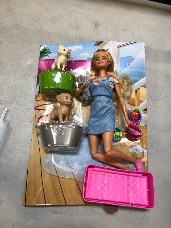 Photo 2 of Barbie Play N Wash Pets Doll And Playset