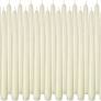 Photo 1 of 20 Pack Ivory Taper Candles 10"