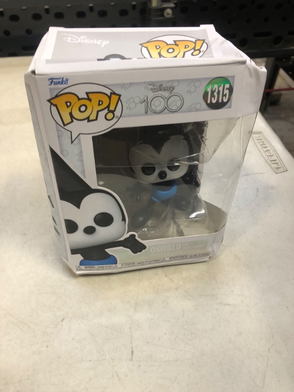 Photo 2 of Funko Pop! Disney: Disney 100 - Oswald The Lucky Rabbit with Chase (Styles May Vary) box has damaged 