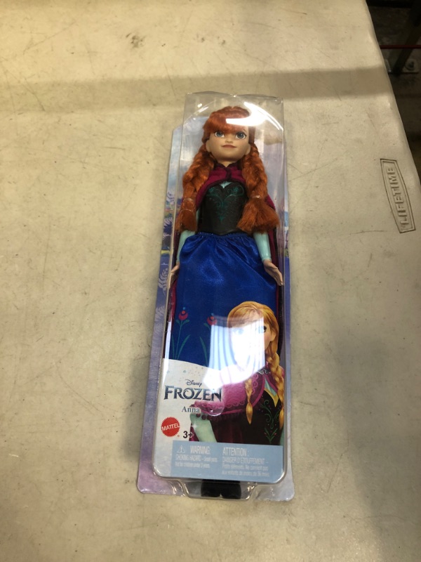 Photo 2 of Disney Frozen Anna Fashion Doll & Accessory, Signature Look, Toy Inspired by the Movie Disney Frozen Anna 1