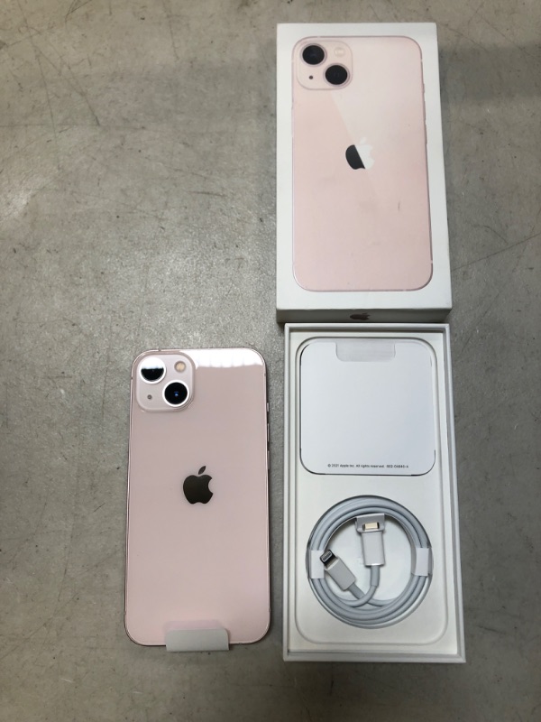 Photo 2 of PARTS ONLY!!! Apple iPhone 13 (128GB, Pink) LOCKED WITHOUT CRICKET SIM. REVIEW PHOTOS. PARTS ONLY! PLEASE READ COMMENTS