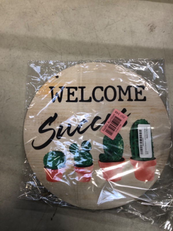 Photo 1 of 12" welcome sign 