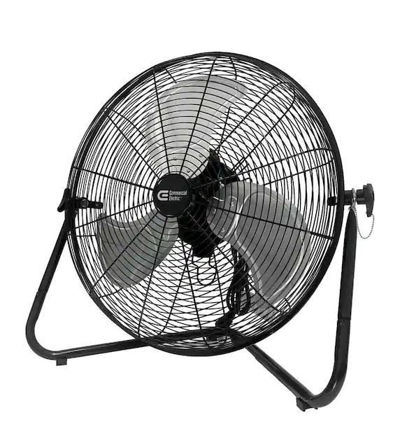 Photo 1 of 20 in. 3-Speed High Velocity Floor Fan
