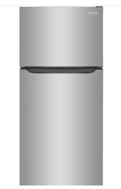 Photo 1 of Frigidaire Garage-Ready 18.3-cu ft Top-Freezer Refrigerator (Fingerprint Resistant Stainless Steel)