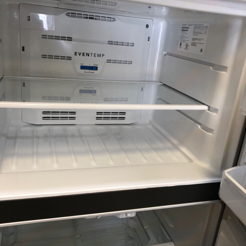 Photo 4 of Frigidaire Garage-Ready 18.3-cu ft Top-Freezer Refrigerator (Fingerprint Resistant Stainless Steel)