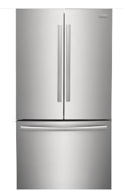 Photo 1 of Frigidaire Gallery 23.3-cu ft Counter-depth French Door Refrigerator with Ice Maker (Fingerprint Resistant Stainless Steel) ENERGY STAR