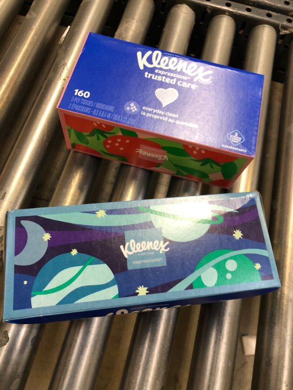 Photo 2 of KLEENEX 160 CT 2 PLY FACIAL TISSUE -- 2 COUNT -- 