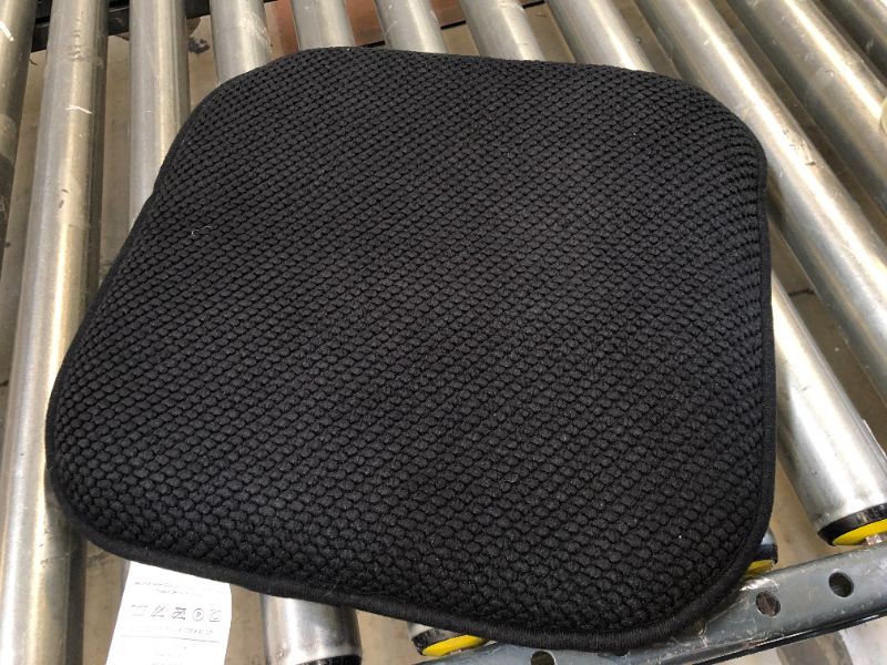 Photo 2 of  Memory Foam Honeycomb Nonslip Back 16" x16" Chair/Seat Cushion Pad Black 1 PC 
