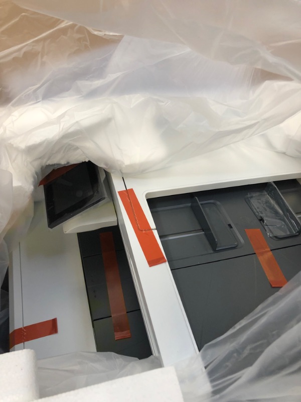 Photo 1 of HP Color LaserJet Enterprise M480f Multifunction Duplex Printer (3QA55A) white