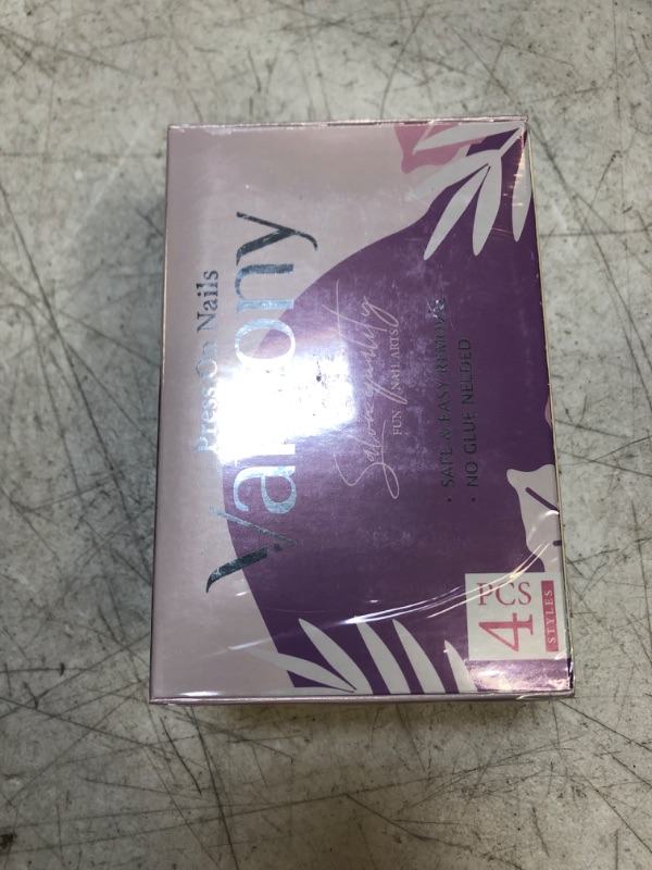 Photo 1 of 
Vamony Press On Nail Kit 4 Sets, Square Shape Short Length, Glossy Solid Colors, False Nail Tips Starter Kit With 108 Fake Nails, Brisk Wind Sea Shell Press...