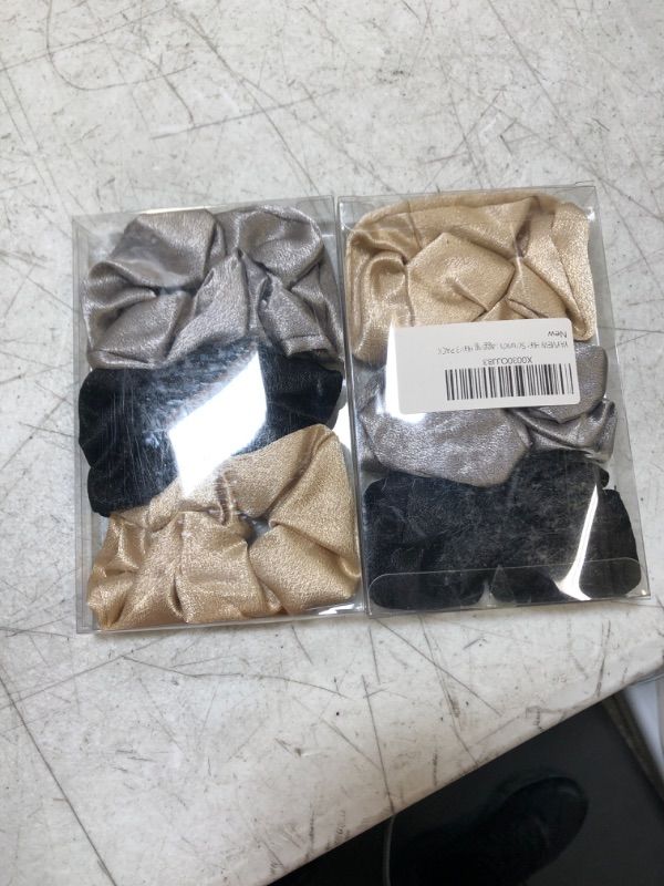 Photo 1 of  Satin Hair Scrunchies for Women - Softer Than Silk Scrunchies for Hair | Satin Scrunchies for Girls & Stylish Satin Hair Ties for Women | Cute Satin Hair Scrunchie for Styling, 2 COUNT 