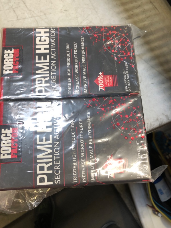 Photo 2 of Force Factor Prime HGH Secretion Activator, 2-Pack, HGH Supplement for Men with Clinically Studied AlphaSize to Help Trigger HGH Production, Increase Workout Force, & Improve Performance, 300 Count