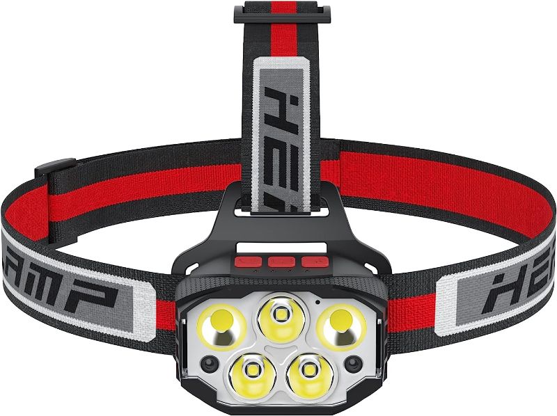 Photo 1 of 
Led Headlamp for Adults with 5 Cores & 6-Modes, 650 Bright Lumens USB Head Lamp Rechargeable for Lightweight and Long Endurance. Waterproof Headlamp 