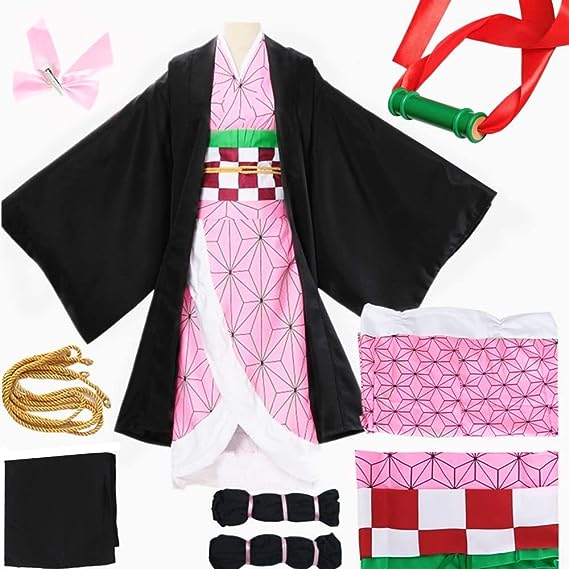 Photo 1 of  Anime Cosplay Costume Set Plus Cape Cosplay Costume Kimono. SIZEXL