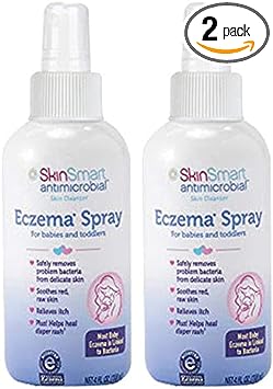 Photo 1 of 
SkinSmart Eczema Spray for Babies and Toddlers, Removes Bacteria so Skin Can Heal, 4 Ounce Spray (Pack of 2) Safe for Delicate and Raw Skin