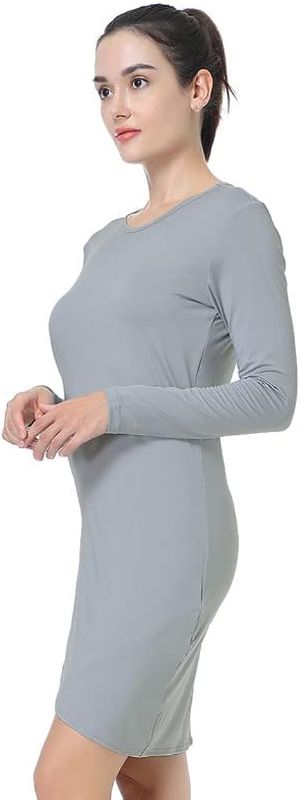 Photo 1 of BELE ROY Long Sleeve Dress for Women Fall Crew Neck Casual Bodycon Short Dresses, SIZE XL 