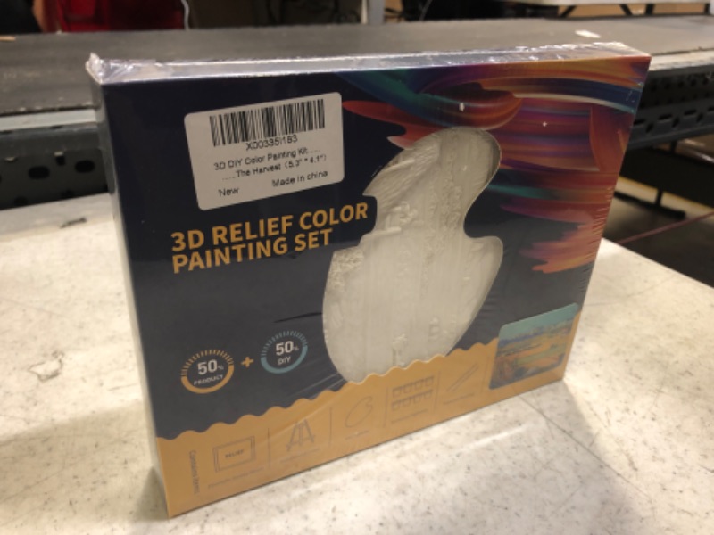 Photo 1 of 3D Relief Color Painting Set +++ FACTORY SEALED ITEM +++