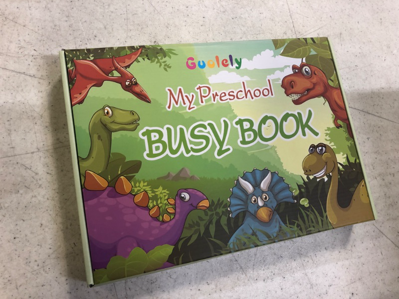 Photo 3 of Guolely Busy Book Montessori Toys for Toddlers 1-4 Year Old, Autism Sensory Preschool Educational Toys, Kindergarten Learning Activities, Brain Development Toy Quiet Book, Gifts for Boys Girls… 31 Themes