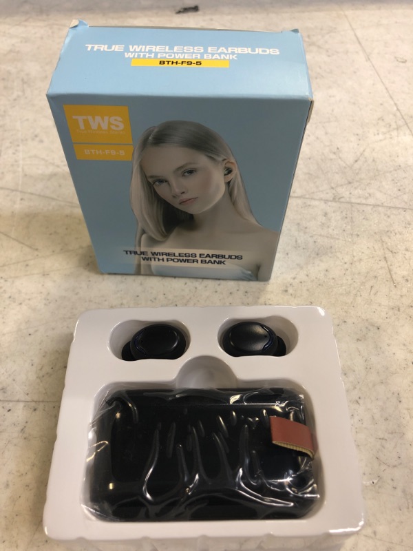 Photo 2 of Wireless Earbuds, 138H Playtime Bluetooth Headphones with Touch Control 2200mAh Fast Charging Case Digital LED Intelligence Display Hi-Fi Sound Quality Built-in Mic Ergonomic Design for Sport and Work