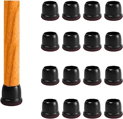 Photo 1 of 16Pcs Chair Leg Floor Protectors Silicone Chair Leg Caps Covers Sliders for Hardwood Floors Chairs Furniture Leg Feet Cups to Scratches and Reduce Noise(Round, Fit: 0.8" - 1.1") Round Fit: 0.8" - 1.1"